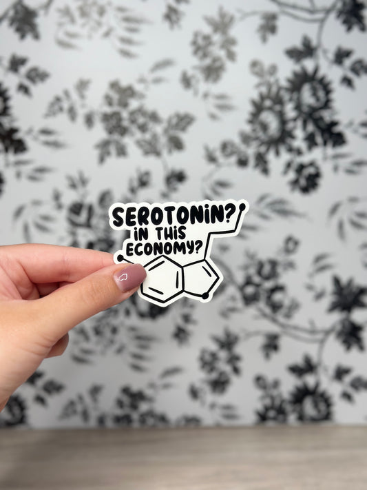 Serotonin Vinyl Sticker